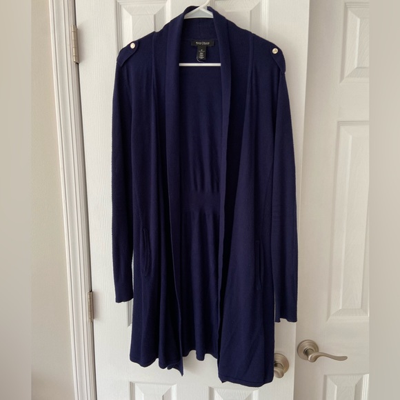 White House Black Market Sweaters - White House Black Market Mid Length Sweater Cardigan